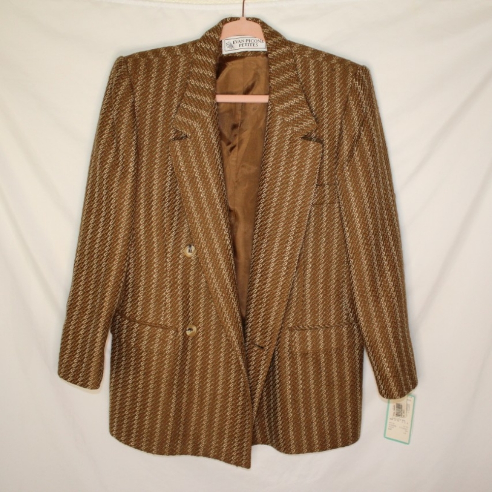 Evan-Picone Petites Wool Coat NWT Sz 10